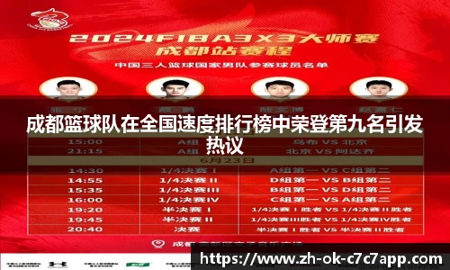 成都篮球队在全国速度排行榜中荣登第九名引发热议